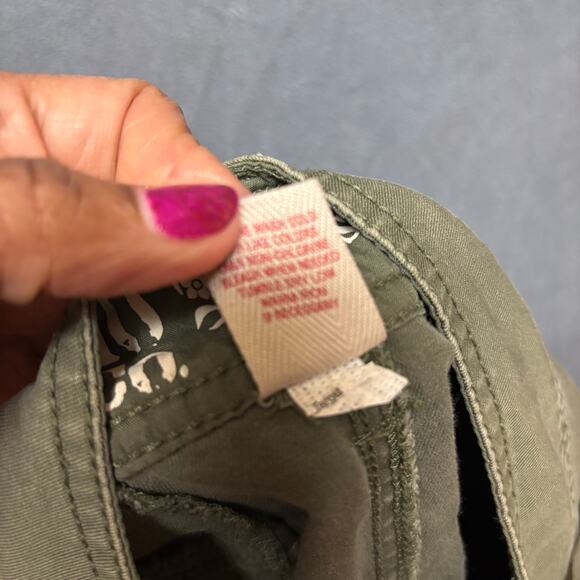 Mossimo Green Skinny Cargo Pants Women’s Size 3 Utility Pockets Military Skater - Picture 9 of 11